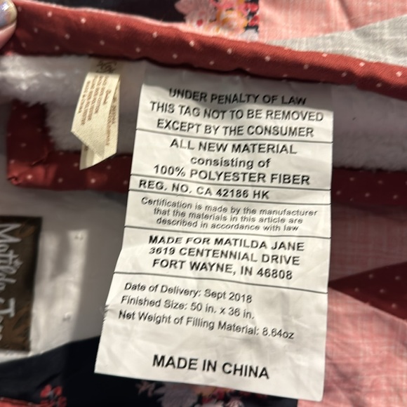 Matilda Jane Crib Blanket - Picture 7 of 7